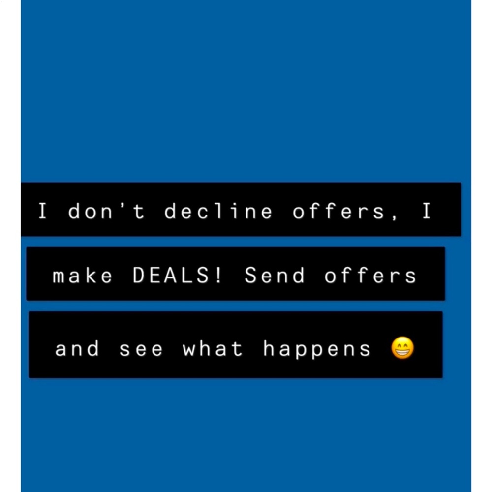 Just a gentle reminder ✨ always down to make deals!
